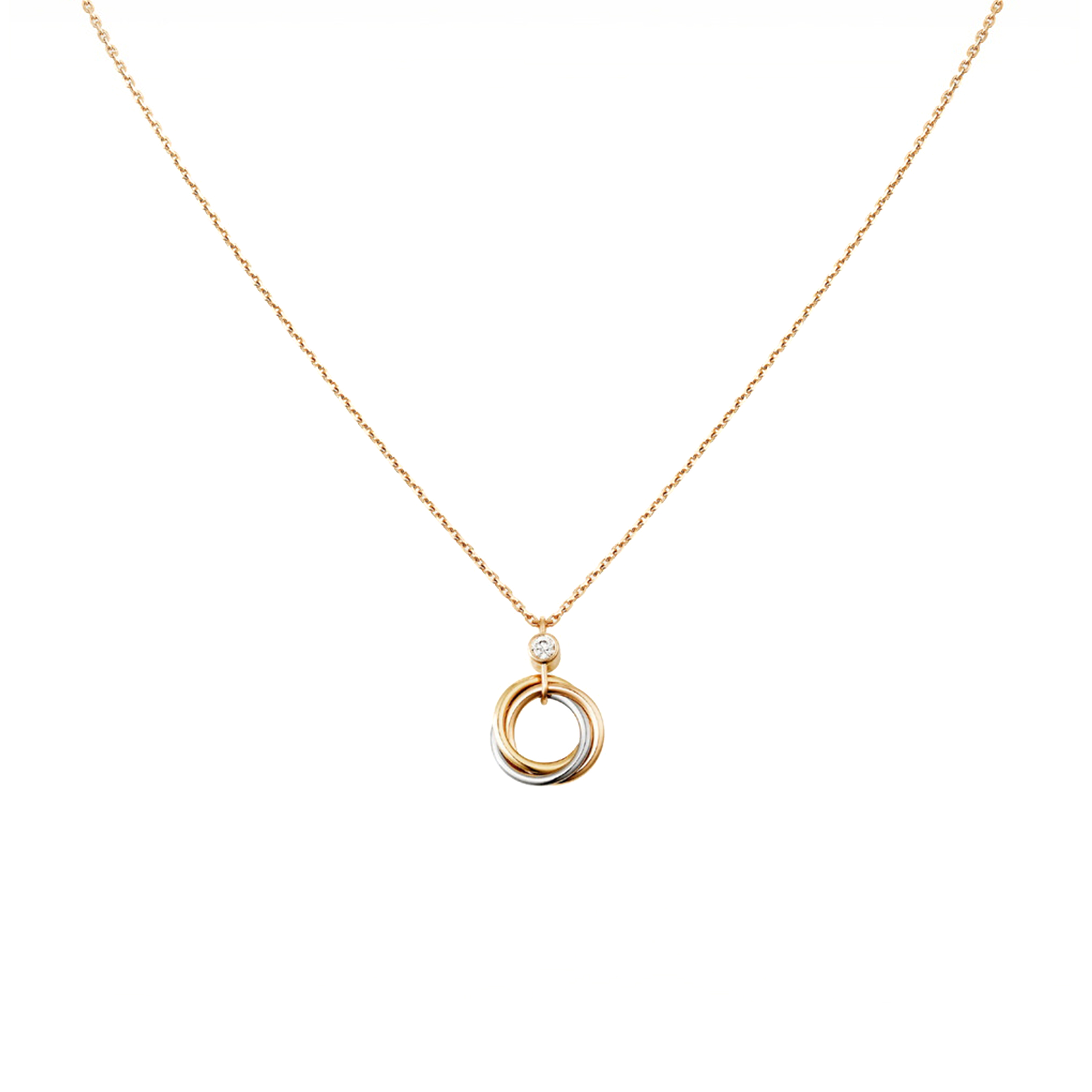 CARTIER TRINITY NECKLACE B7223500